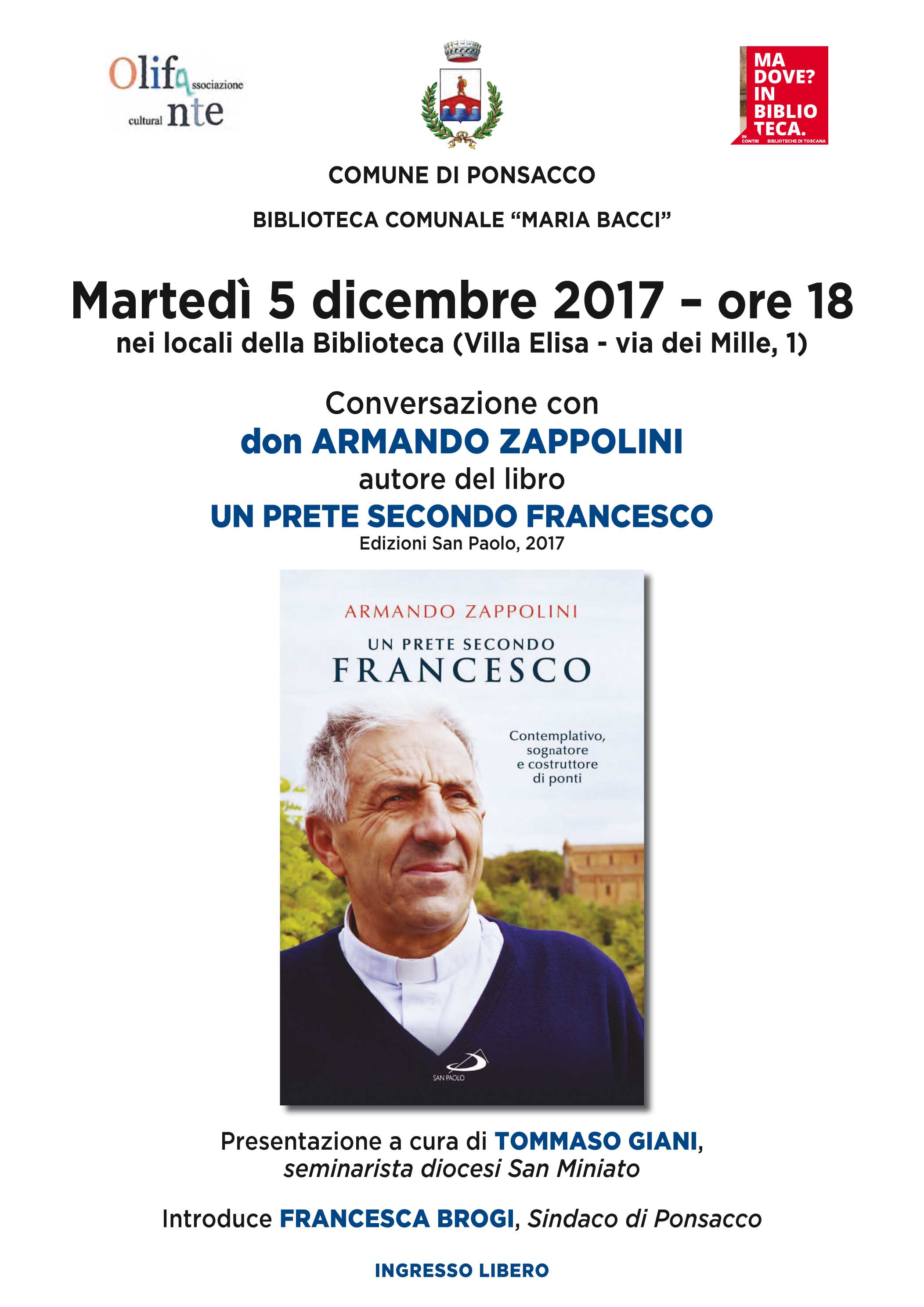 Conversazione con don Armando Zappolini autore del libro UN PRETE SECONDO FRANCESCO